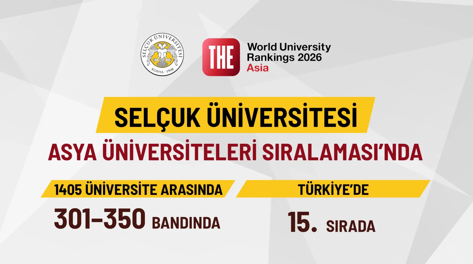 THE Asya Üniversiteleri Sıralaması Açıklandı!